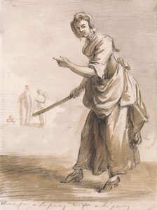London Cries: Throws for a Ha'penny Have You a Ha'penny av Paul Sandby