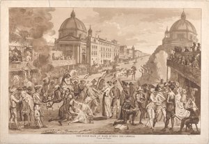 Hesteløpet i Roma under karnevalet av Paul Sandby