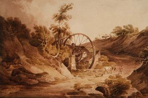 Flott hjul på Broseley av Paul Sandby Munn