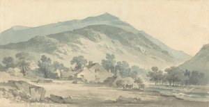 Landskap ved Beddgelert, Nord-Wales