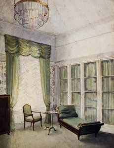 Sittegruppe, tidlig på 1900-tallet, av Paul Schultze-Naumburg (akvarell) av Paul Schultze Naumburg