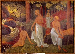 Badende maleri av Paul Serusier (1863-1927) 1908 Paris, kommunalt museum for moderne kunst av Paul Sérusier