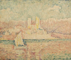 Antibes morgen, 1919 av Paul Signac