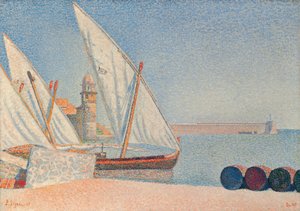 Collioure, The Swings, 1887 av Paul Signac