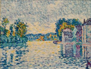 Seinen på Samois av Paul Signac