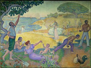 I harmoniens tid. Gullalderen er ikke i fortiden, den er i fremtiden, 1896. av Paul Signac