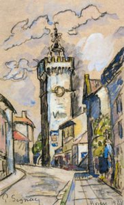 Klokketårnet i Viviers av Paul Signac