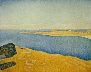Havet, Saint-Briac. Guerin-vakten. Saint-Lunaire (Opus 2 av Paul Signac
