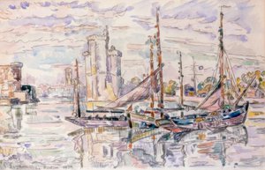 Havnen i La Rochelle av Paul Signac