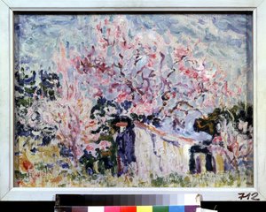 "Vår i Provence" (Vår i Provence) Maleri av Paul Signac (1863-1935) 1903 Pushkin-museet, Moskva av Paul Signac