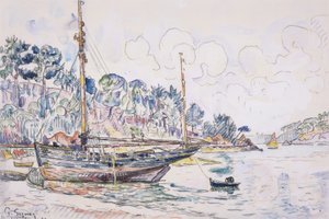 Lézardrieux: kysten av Paul Signac