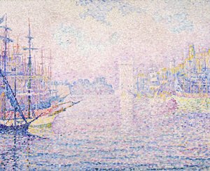Marseille havn, Morning Mist, 1906 av Paul Signac