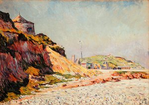 Port-en-Bessin, den 14. juli; Port-en-Bessin, 14. juli 1883 av Paul Signac