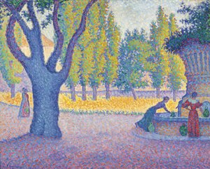 Saint-Tropez, lusefontene, 1895. av Paul Signac