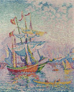 Det gylne horn. Broen, 1907 av Paul Signac