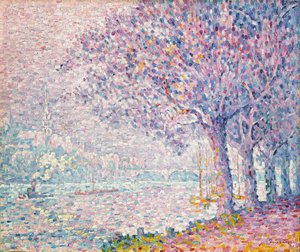 Seinen ved St. Cloud, 1903 av Paul Signac