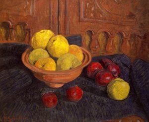 P.Sérusier, Stilleben med epler / maleri, 1915 av Paul Sérusier