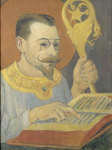 Portrett av Paul Ranson i Nabi-drakt, 1890. av Paul Sérusier