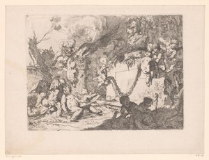 Putti ved en helligdom i Minerva av Paul Troger