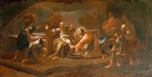 Vasking av føtter av Paul Troger (1698-1762)