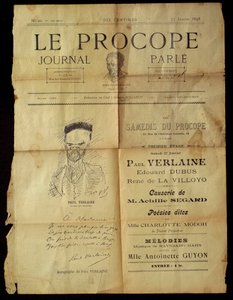 Journal du Procope, parisisk kafé