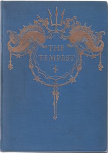 Forsidedesign, illustrasjon fra The Tempest, 1908 av Paul Vincent Woodroffe