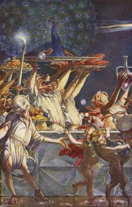 The Tempest av William Shakespeare, Act III, Scene 3 (farge litho)