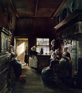 Samtale, 1888. av Paul Weimar