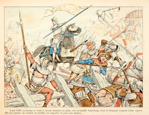 Illustrasjon hentet fra boken "" Joan of Arc "" av Theodore Cahu og illustrert av Paul De Semant (1855-1915): Den 4. mai