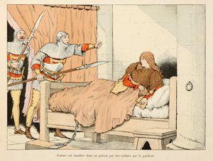 Illustrasjon hentet fra boken "" Joan of Arc "" av Theodore Cahu og illustrert av Paul De Semant (1855-1915): Jeanne d
