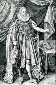 Ludovick Stuart, hertug av Richmond og Lennox (1574–1624), gravert av Joannes Barra (1581–1634) av William Walcutt