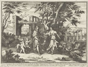 Procris og den forkledde Cephalus Mytologiske representasjoner i landskap (serietittel)