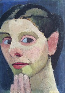 Selvportrett av Paula Modersohn-Becker