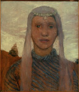 Jente med slør av Paula Modersohn Becker
