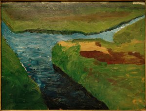 Moorgraben av Paula Modersohn Becker