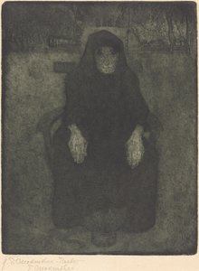 Gammel dame av Paula Modersohn Becker