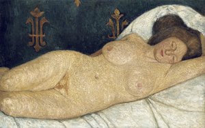 Liggende naken kvinne, 1905-06