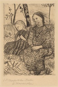 To bondepiker av Paula Modersohn Becker