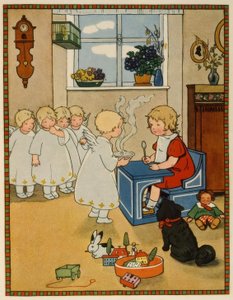 Fem engler har sunget / Fem engler kommer hoppende