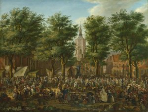 Grote Markt i Haag, 1760