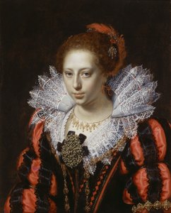 Portrett av en ung dame, ca. 1620 av Paulus Moreelse