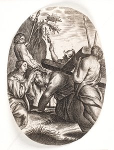 Kristus bærer korset av Paulus Pontius