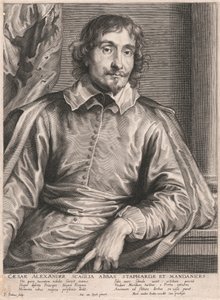 Cæsar Alexander Scaglia abbed av Staphardæ og Mandanices av Paulus Pontius