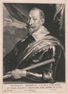 Gustavus Adolphus DGRex Svec Goth; og Vand, den store prinsen, hertugen av Finland, etc. av Paulus Pontius
