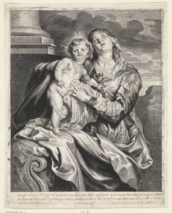 Maria med Kristusbarnet av Paulus Pontius