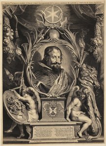 Portrett av Gaspar de Guzmán, grev av Olivares av Paulus Pontius