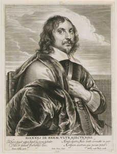 Portrett av Johannes de Heem av Paulus Pontius