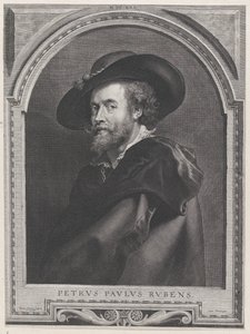 Portrett av Peter Paul Rubens, 46 år gammel, 1630., 1630. av Paulus Pontius