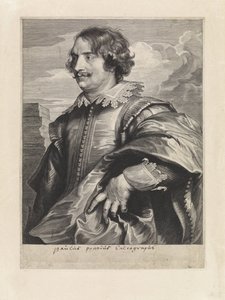 Portrett av gravøren Paulus Pontius av Paulus Pontius