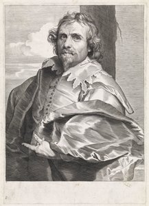 Portrett av maleren Daniël Mijtens (I) av Paulus Pontius